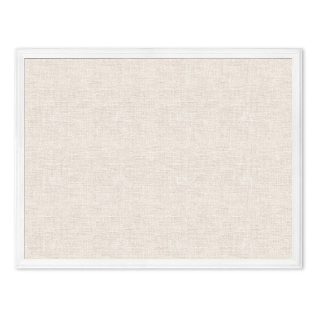 White Linen Bulletin Board R51657