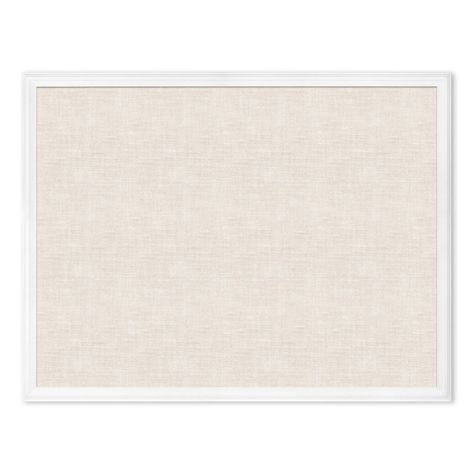 White Linen Bulletin Board R51657