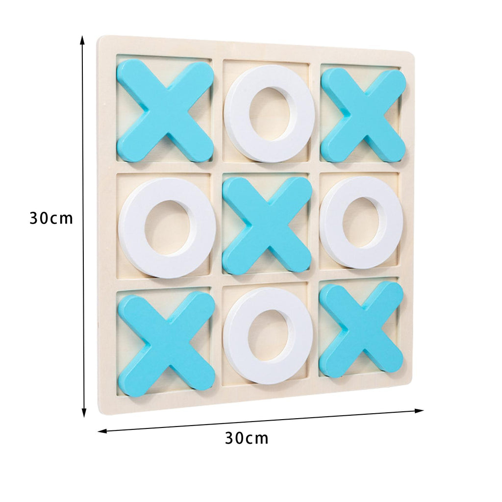 Wooden Tic Tac Toe Game 30x30x1.5cm S189730