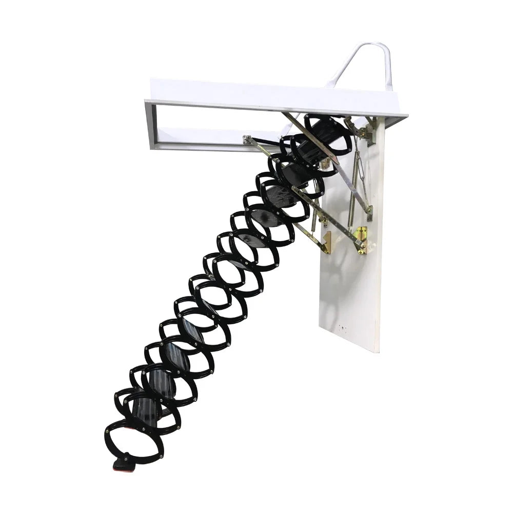 Black 13 Steps Telescopic Ladder Z19621
