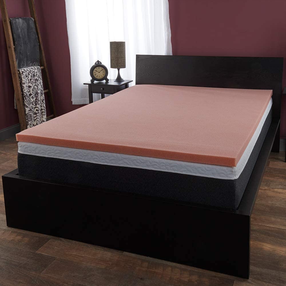 2" Tranquility Foam Mattress Topper with Cover, Queen W797