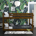 Full-Over-Full Floor Bunk Bed, Mocha Z621