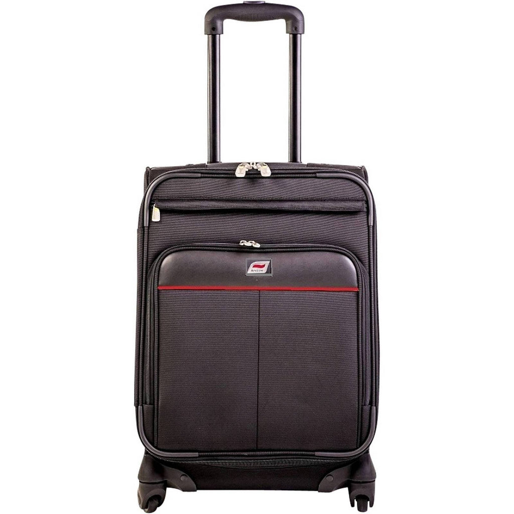 24-Inch Expandable Spinner Suitcase (Black) G765
