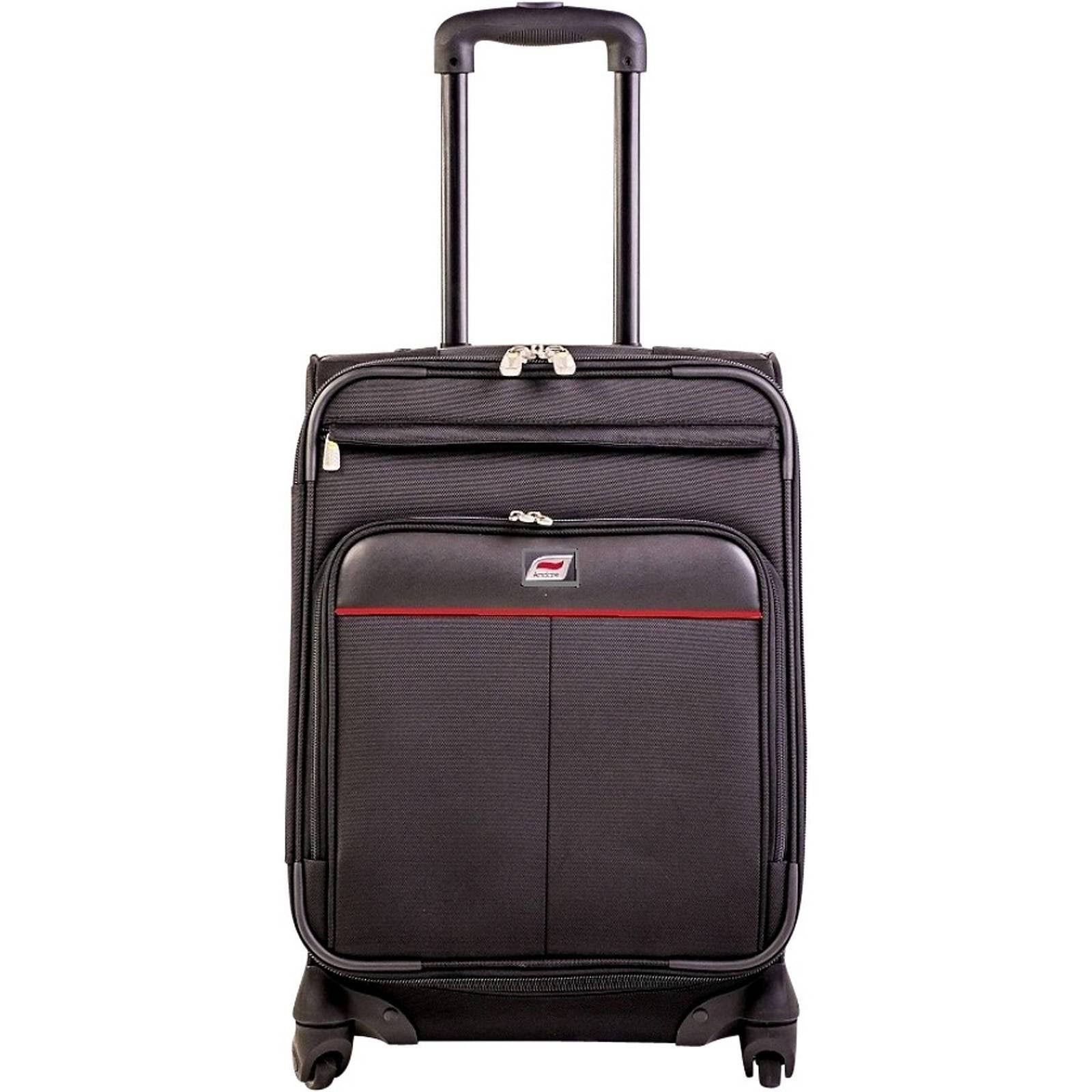 24-Inch Expandable Spinner Suitcase (Black) G765