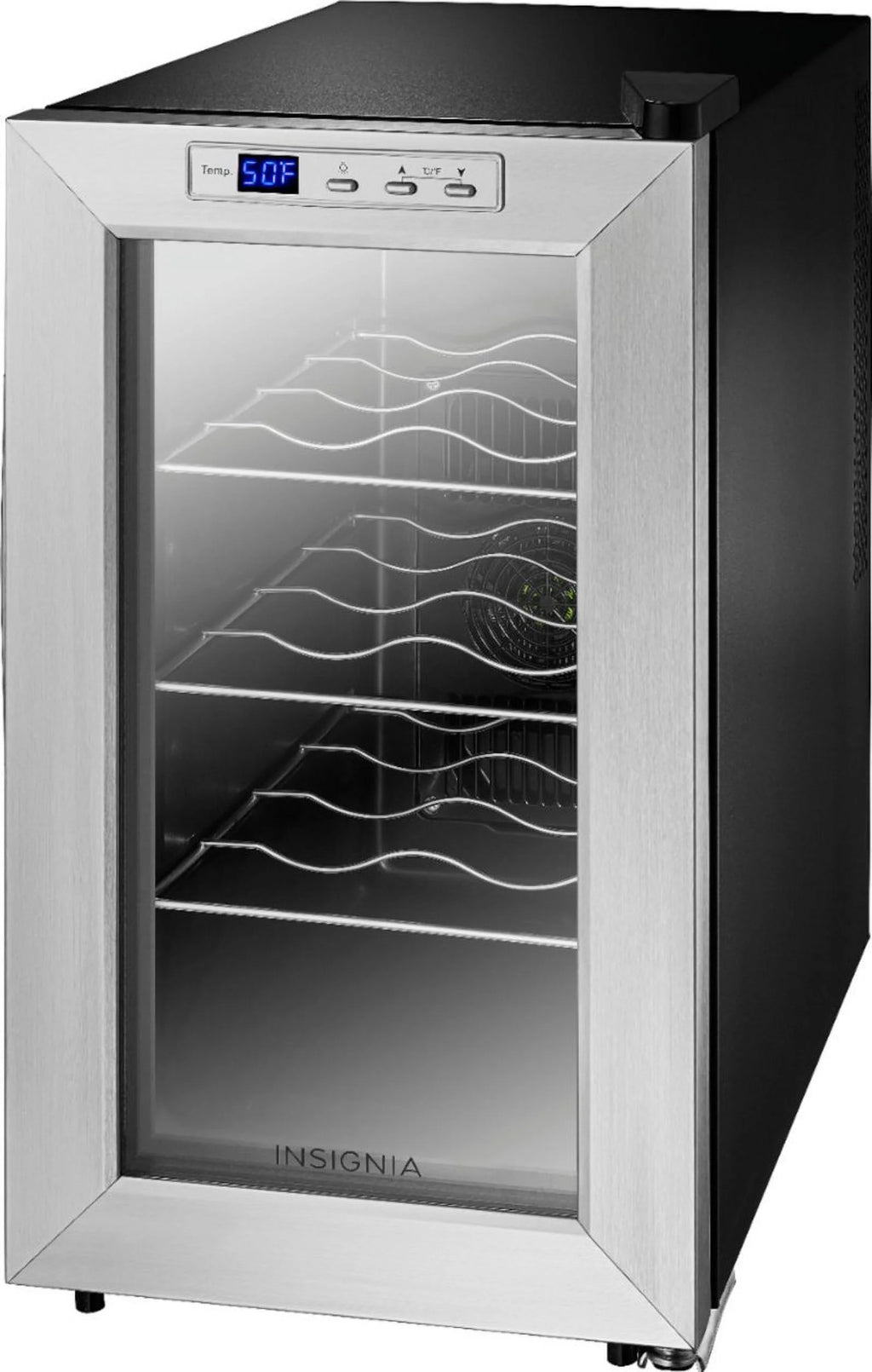 Stainless Steel 8-Bottle Wine Cooler L326