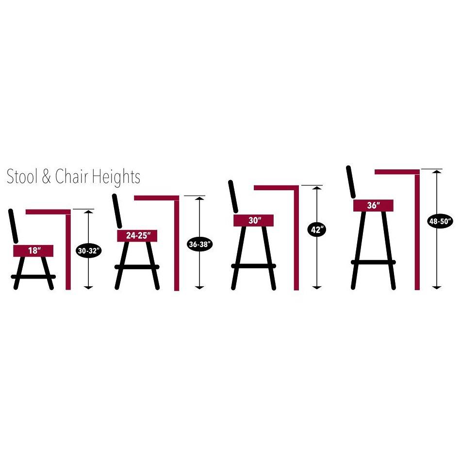 Chrome Double Ring Swivel Bar Stool R1226