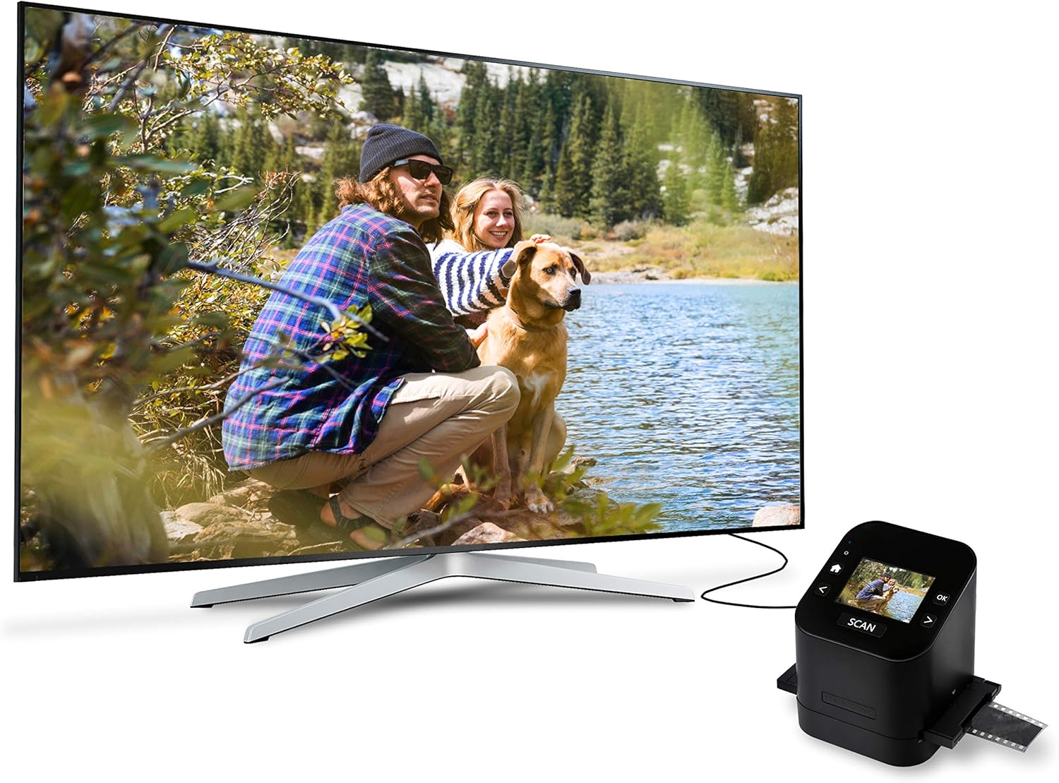 Film Scanner with 22MP Resolution and 2.4 LCD Screen I698094