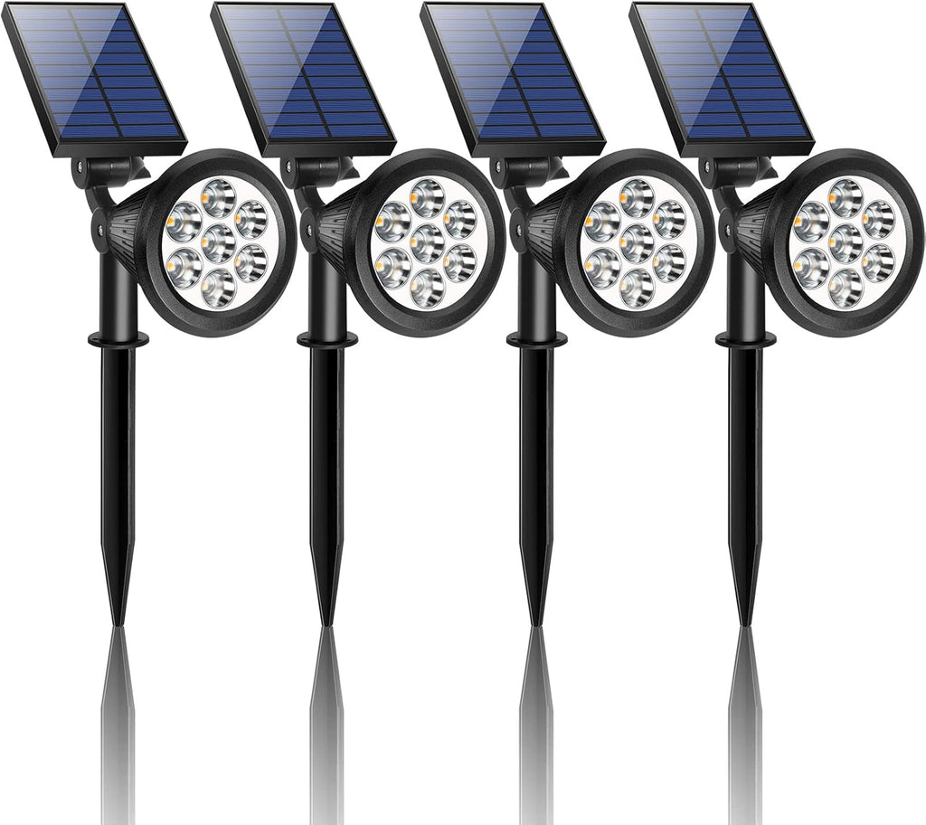 Solar Spot Lights Outdoor Waterproof 4 Pack D20841