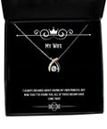 Wife Wishbone Dancing Necklace Z430548