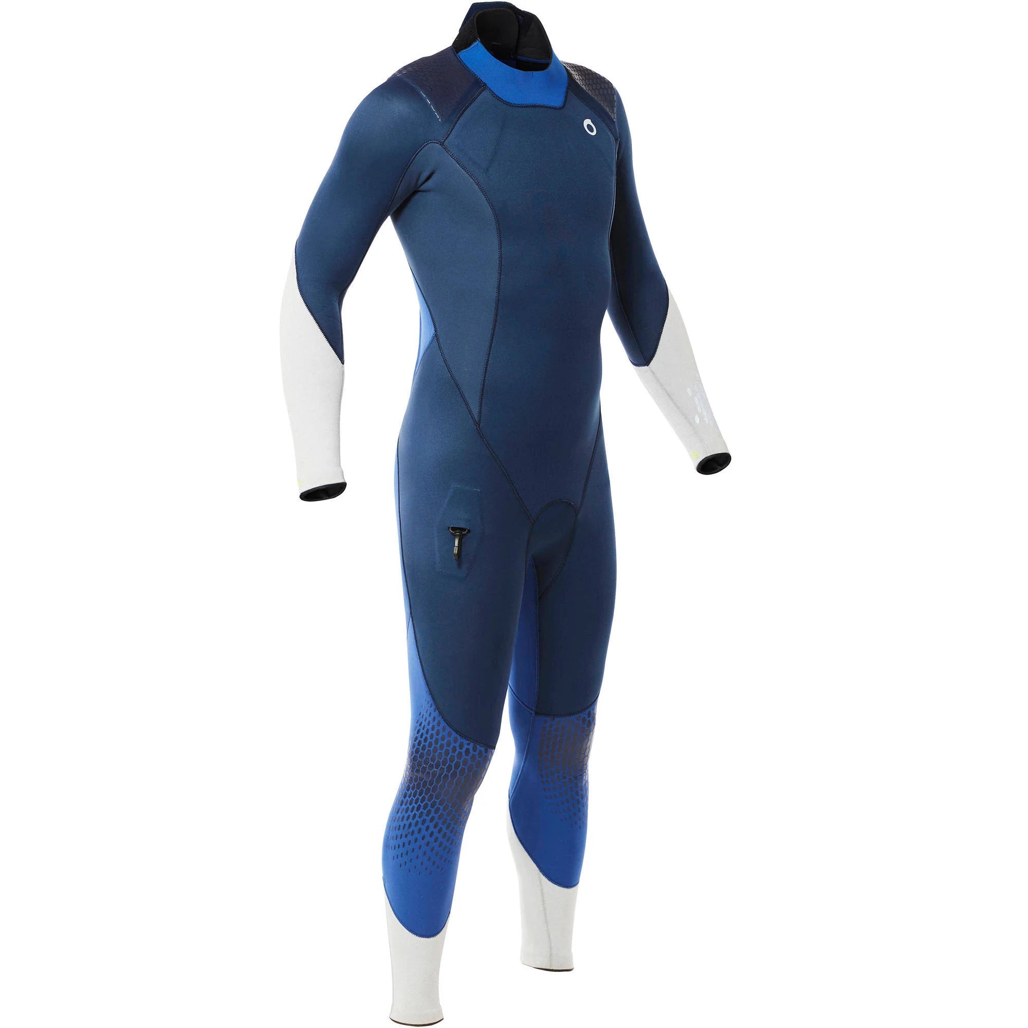 Men's Scuba Diving 3 mm Wetsuit Dark Blue, Size Small H417815