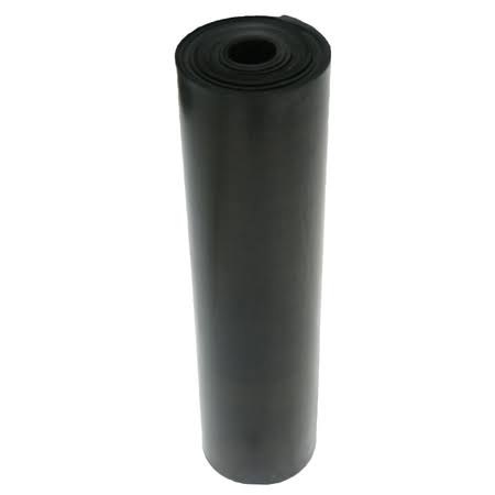 Nitrile Sheets 1/4 in x 22 in x 3 ft W x 10 ft L Black C5551