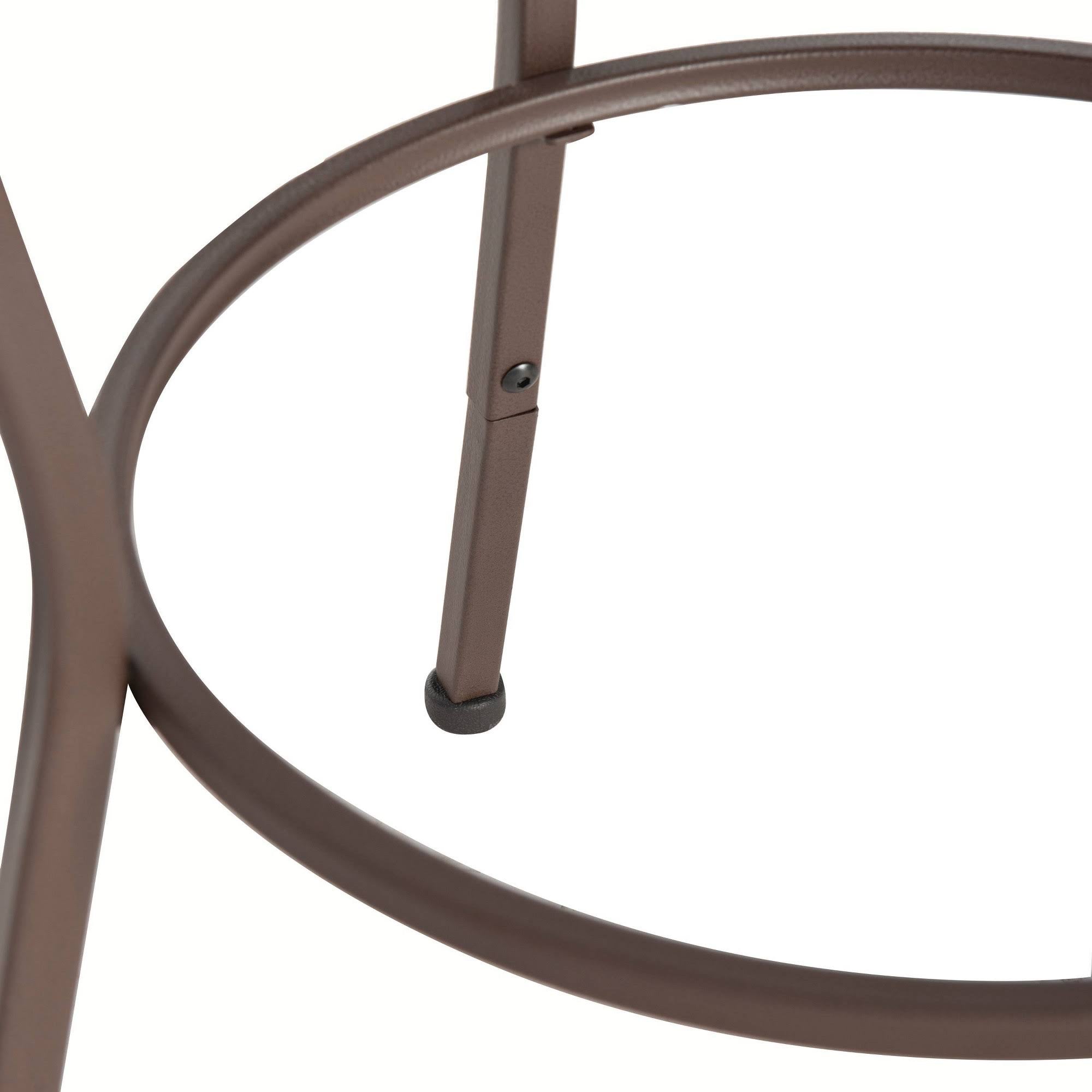 Brown Adjustable Stool Set of Three B77621