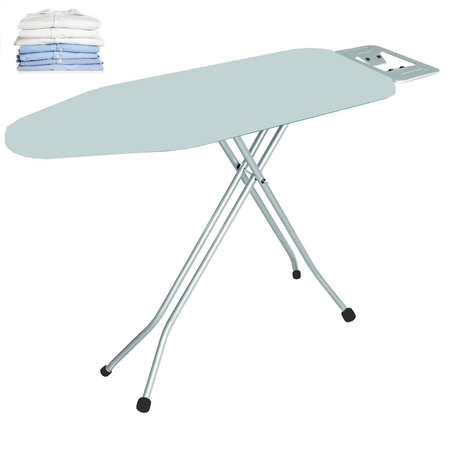Heat Resistant Folding Ironing Board Set with Retractable Iron Rest P49310