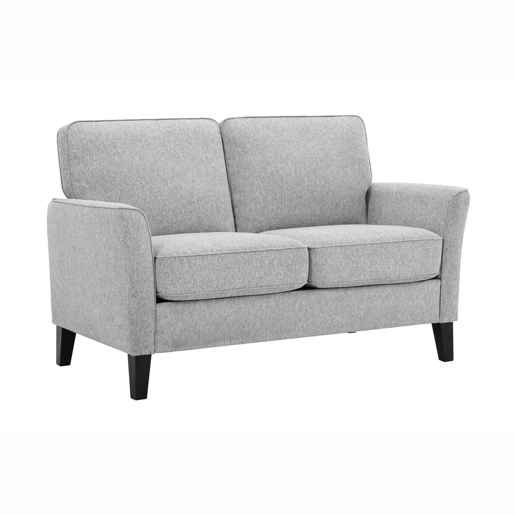 Charcoal Fabric 2-Seater Loveseat T401