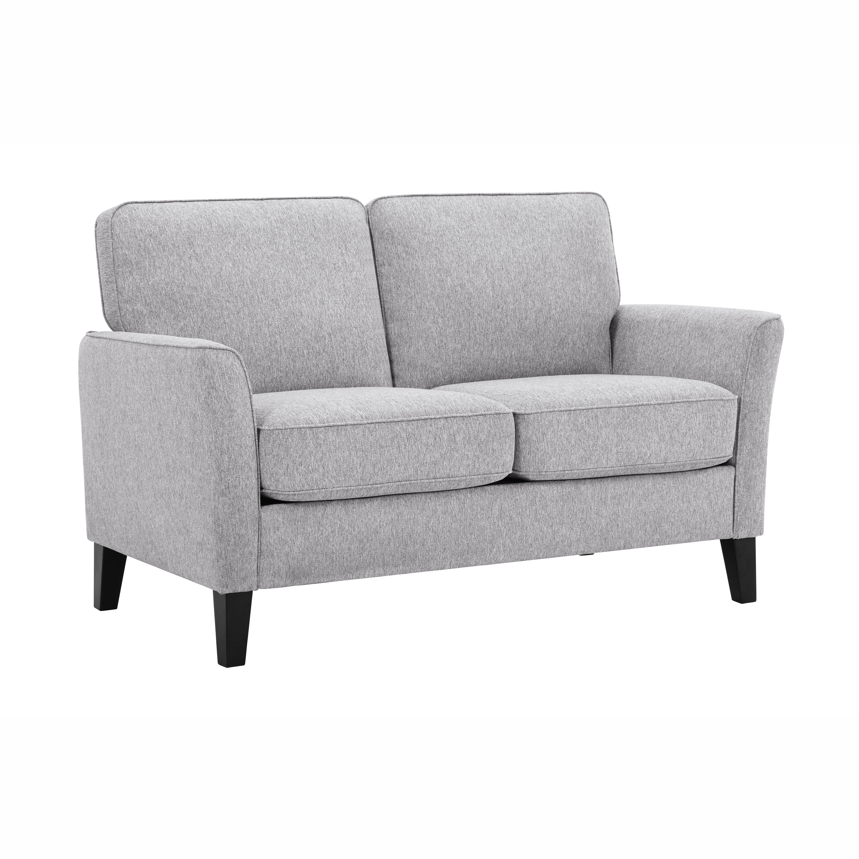 Charcoal Fabric 2-Seater Loveseat T401