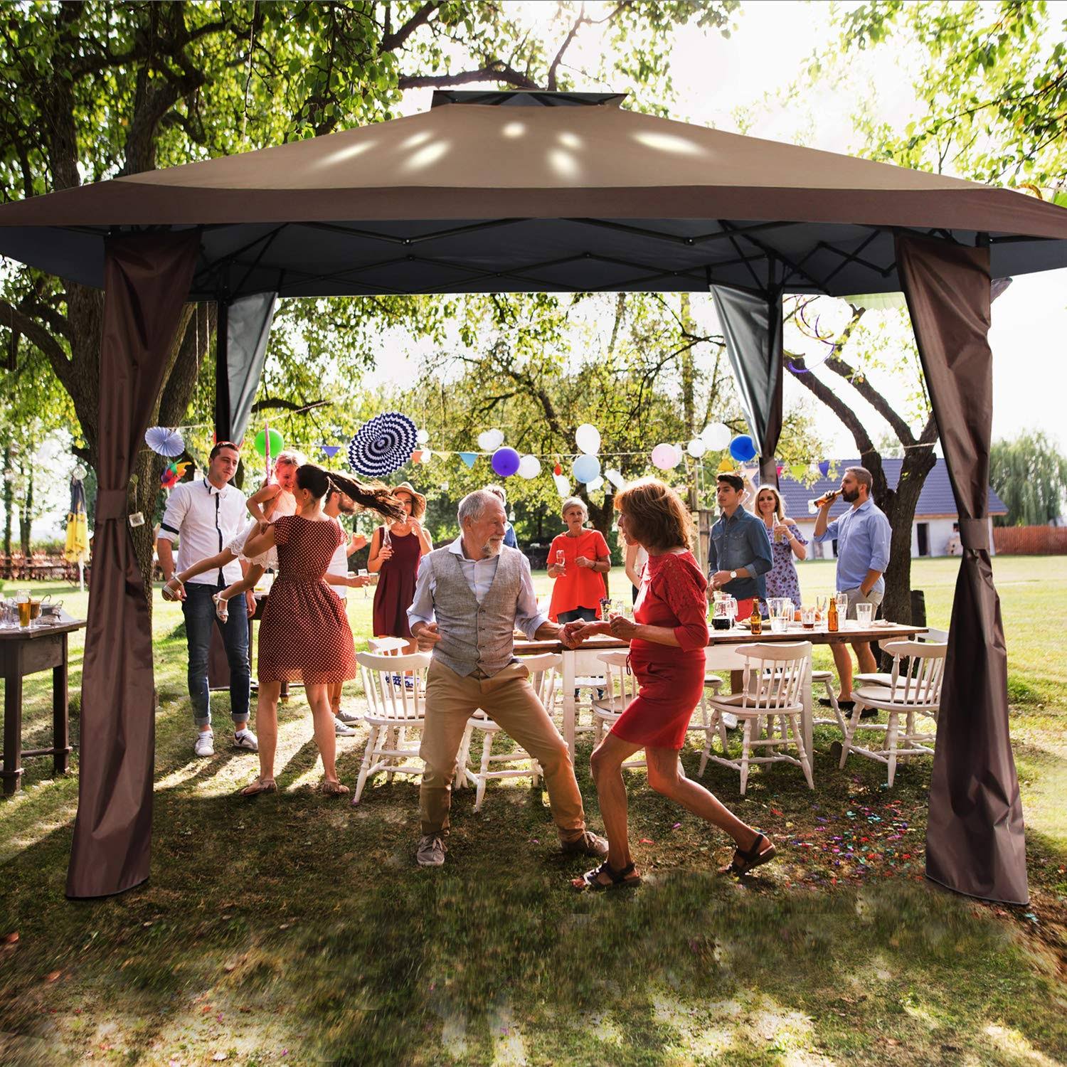 13 x 13 Straight Leg Pop-Up Canopy Gazebo N21101