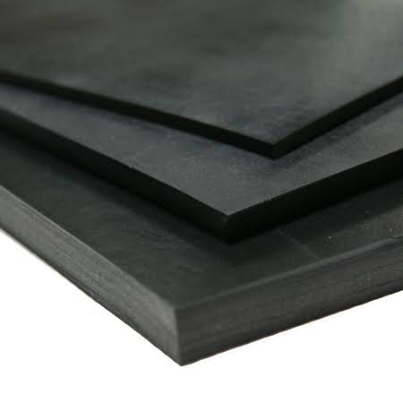 Nitrile Sheets 1/4 in x 22 in x 3 ft W x 10 ft L Black C5551
