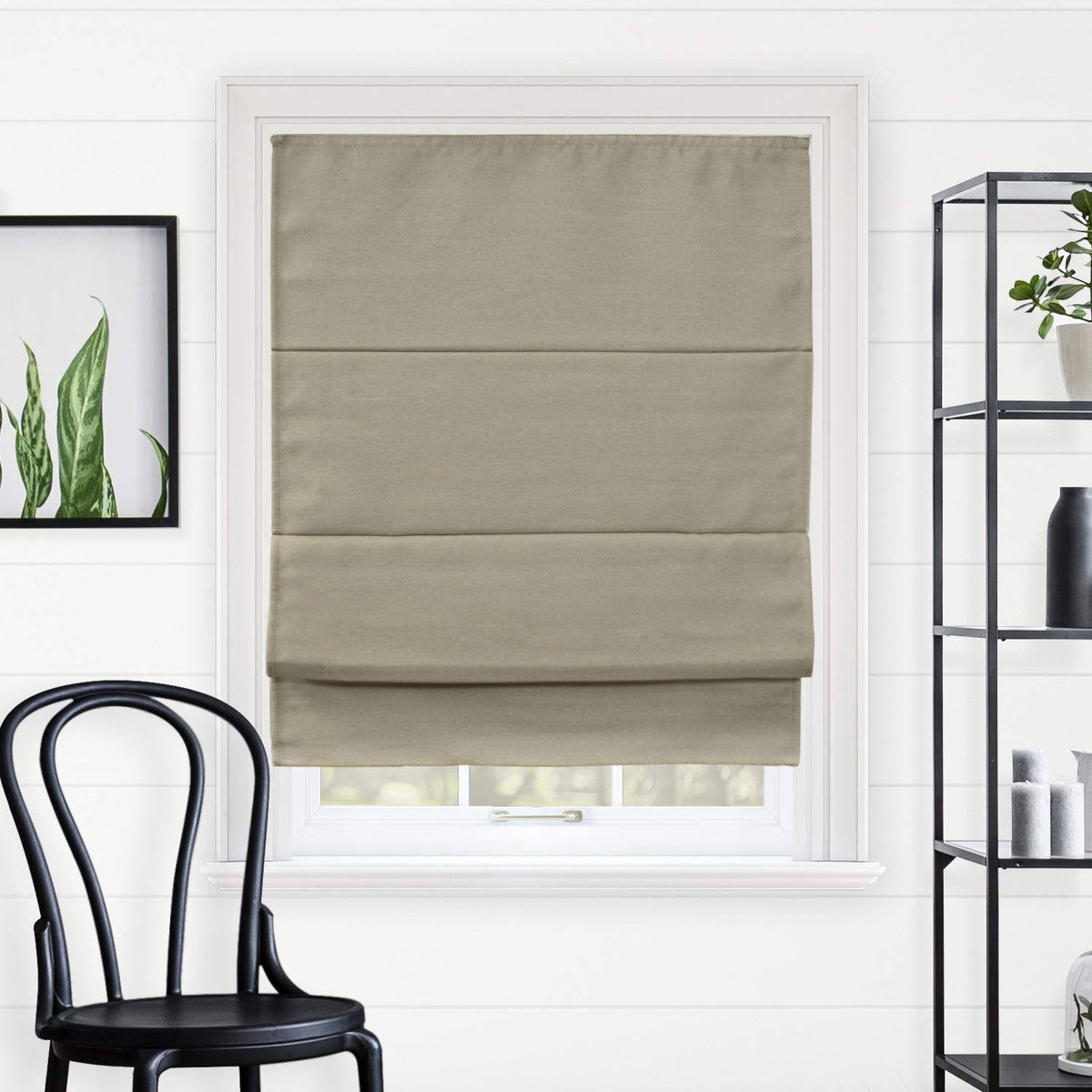 Blackout Cordless Roman Shades X19256