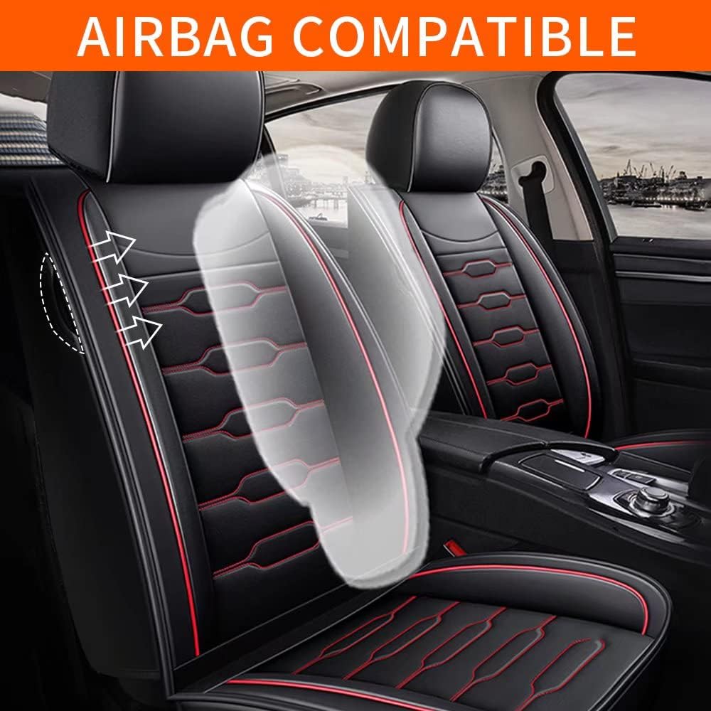 Custom Fit Faux Leather Car Seat Protector Full Set A83876