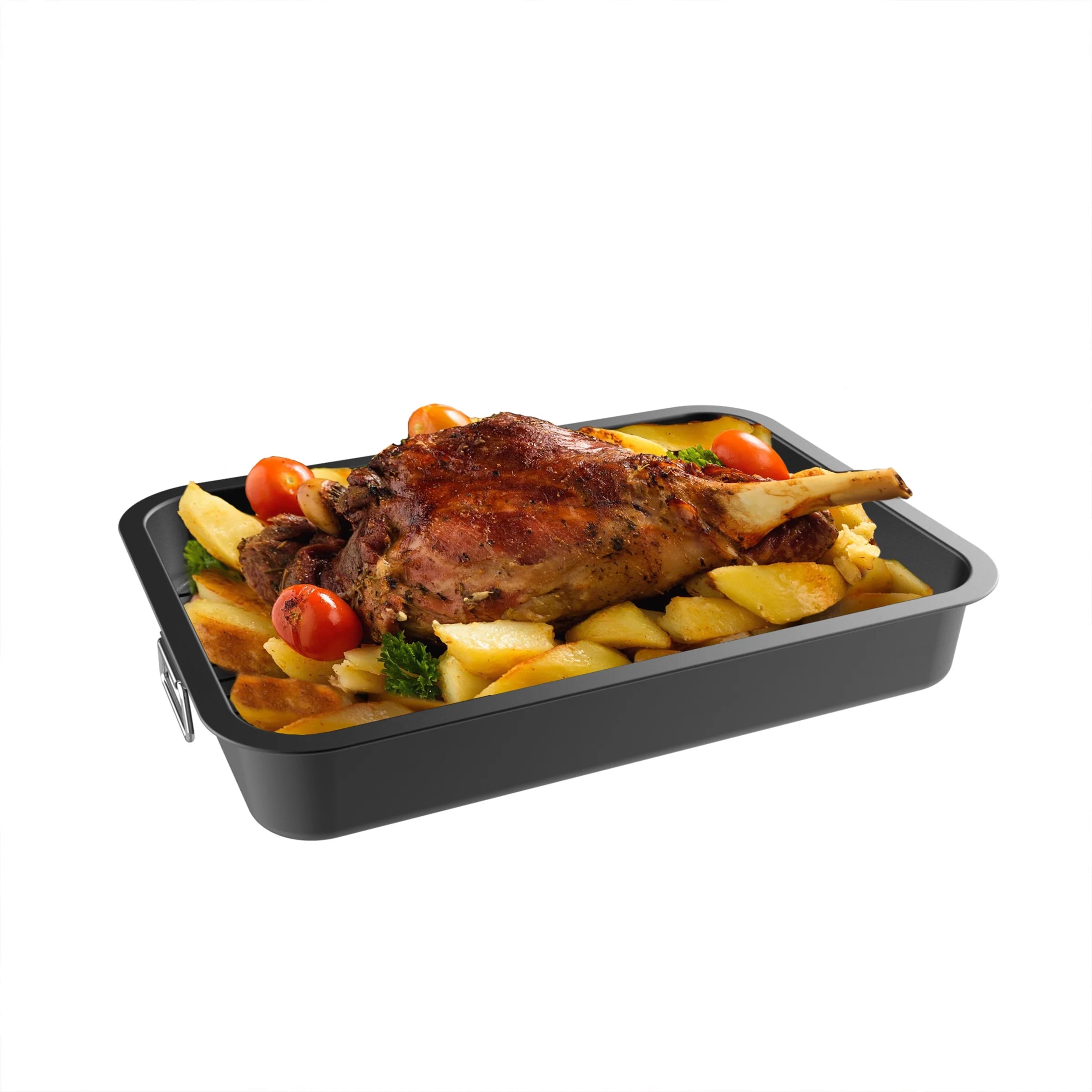 Nonstick Oven Roasting Pan with Flat Rack and Tray C33260