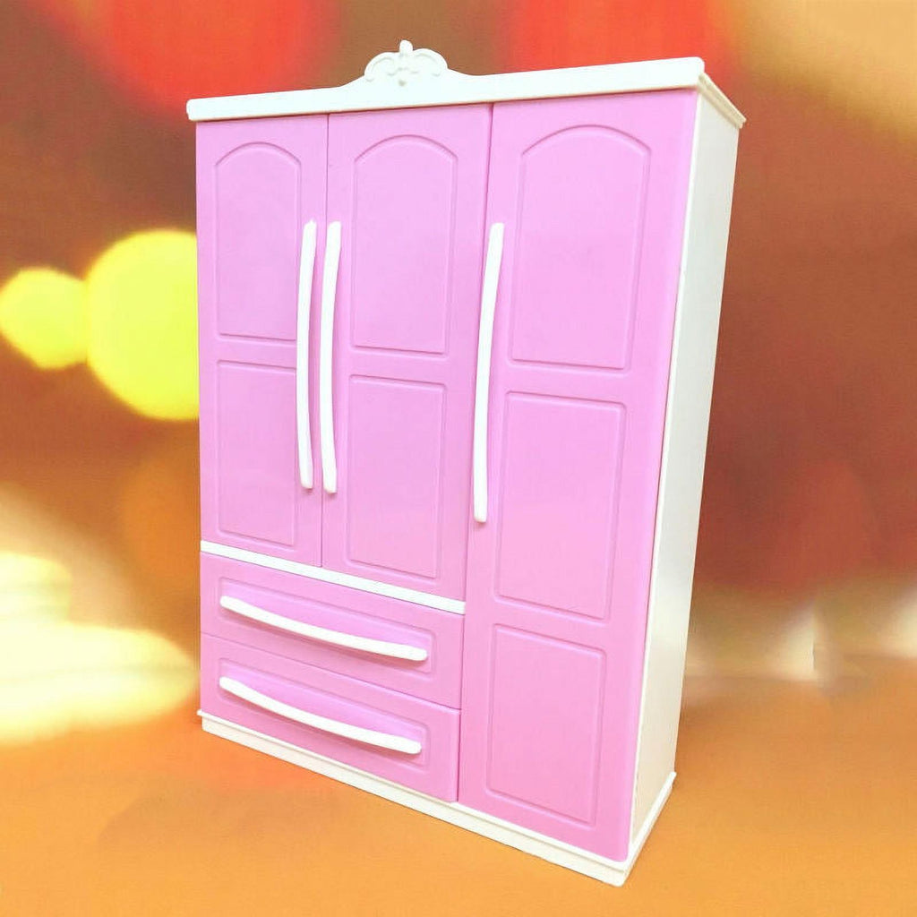 Three-door Dollhouse Playset with Clothes Closet H123756