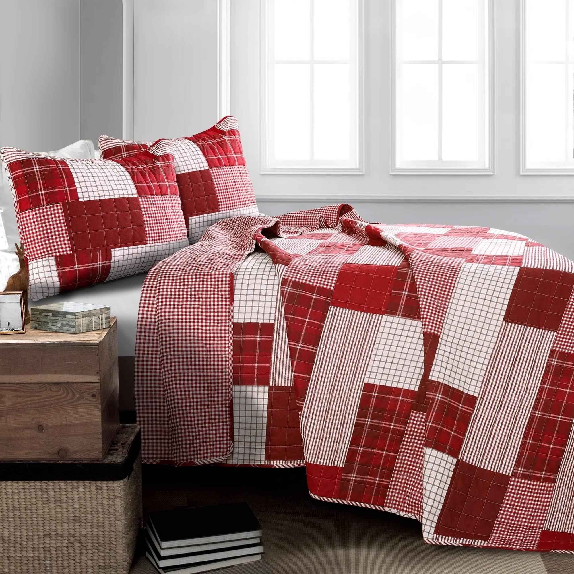 Navy King Quilt Set M330