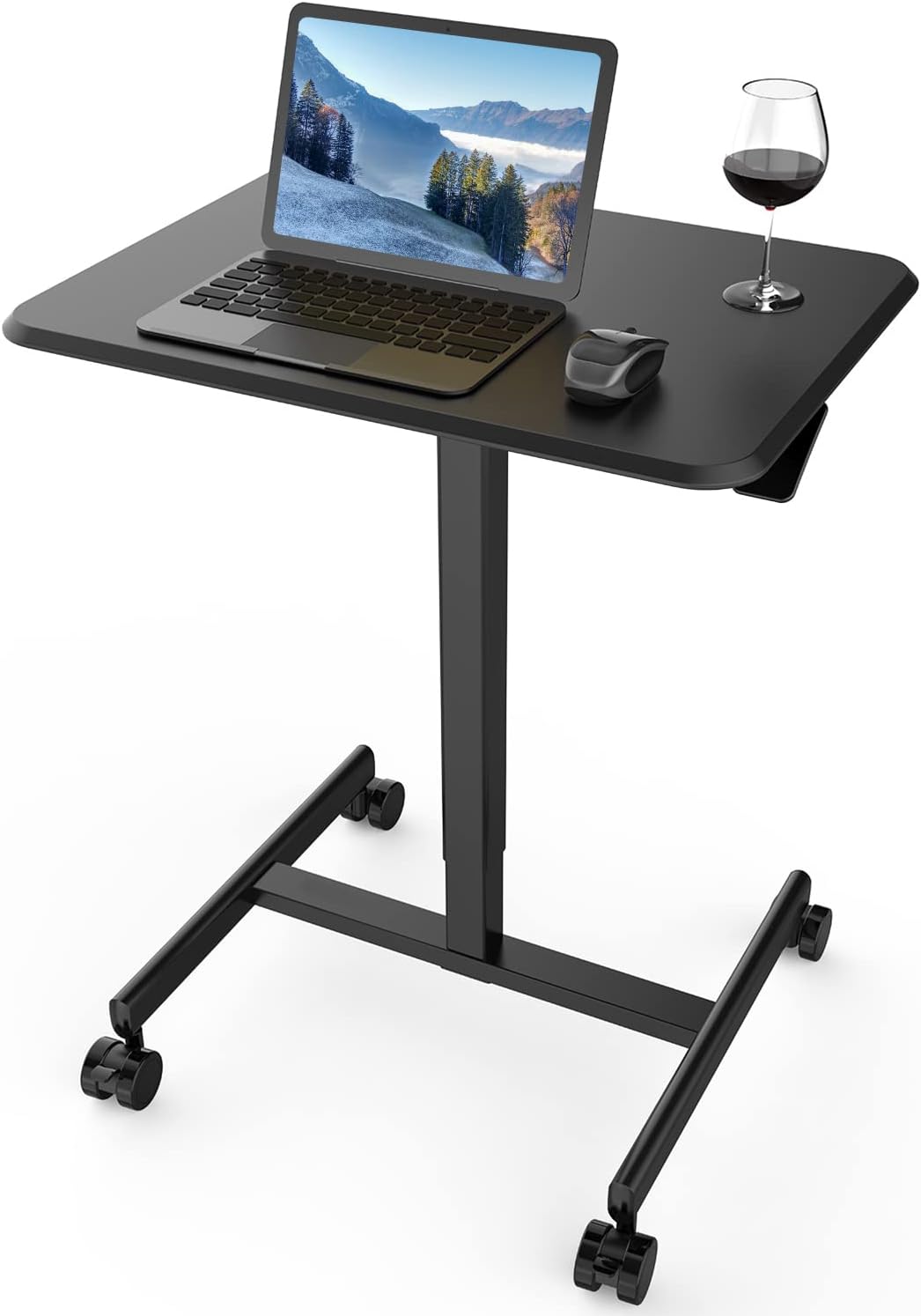 Obsidian Adjustable Height Mobile Laptop Desk Q571
