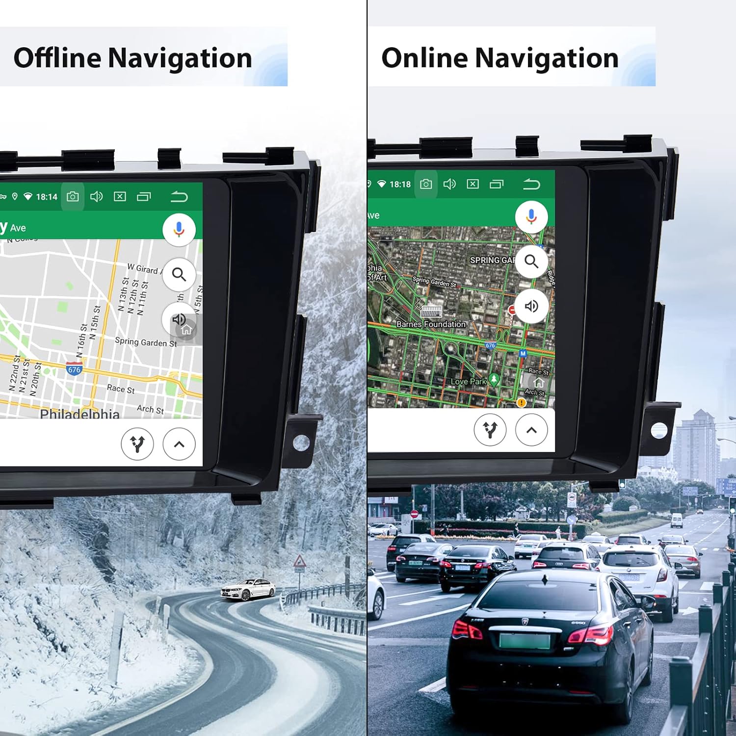 9 Inch Android Car Stereo with Navigation Carplay Android Auto DSP Radio K242317