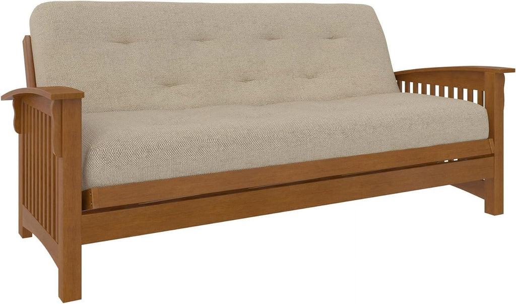 Full Polyester Linen Pocket Spring Coil Futon Mattress D73436