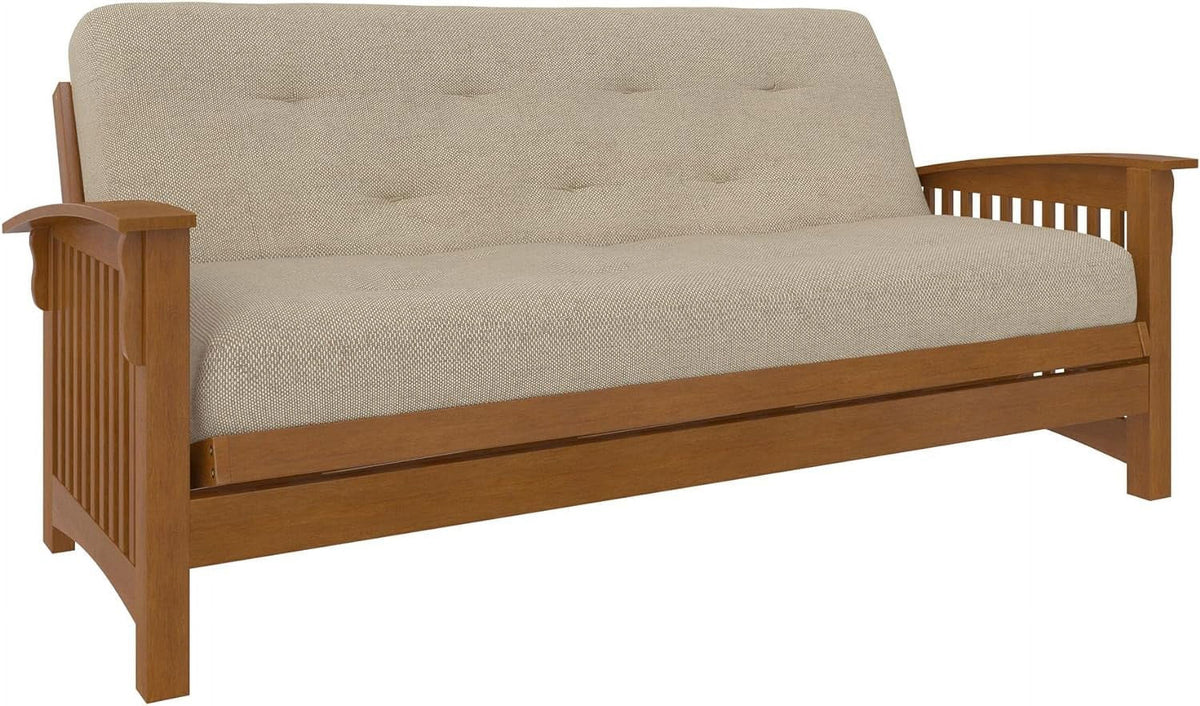Full Polyester Linen Pocket Spring Coil Futon Mattress D73436