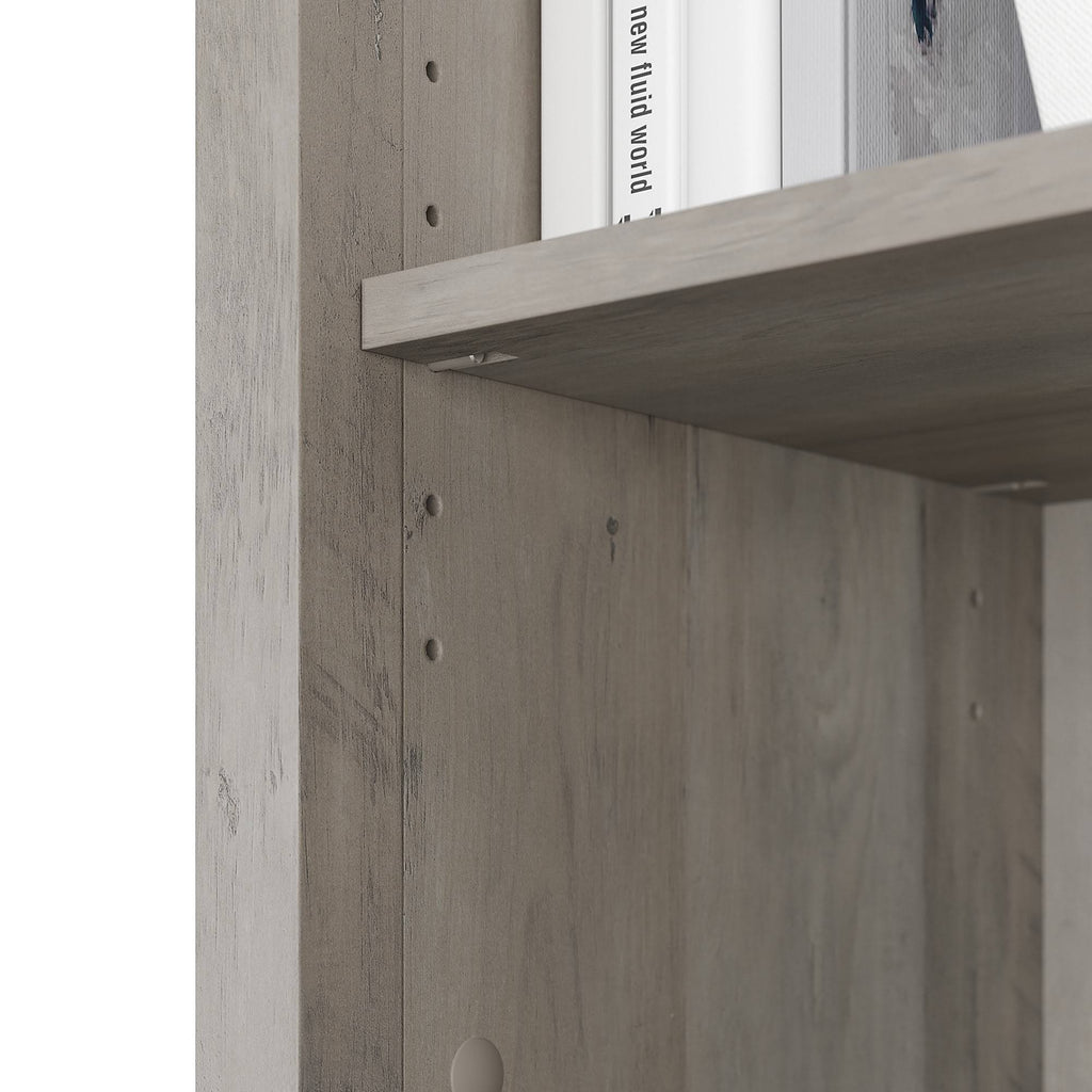 6 Cube Organizer, Pure White and Shiplap Gray N159732