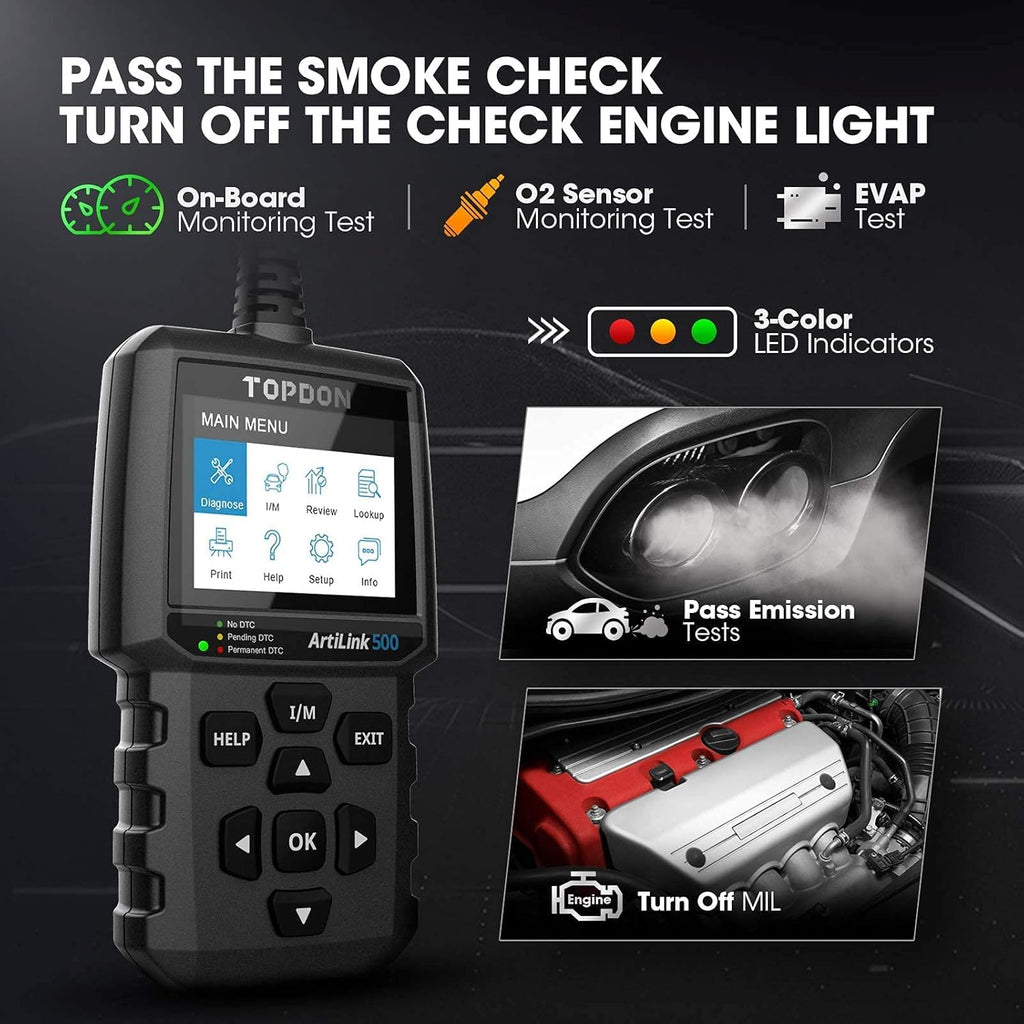 OBD2 Scanner Vehicle Diagnostic Tool with LED Light K8848