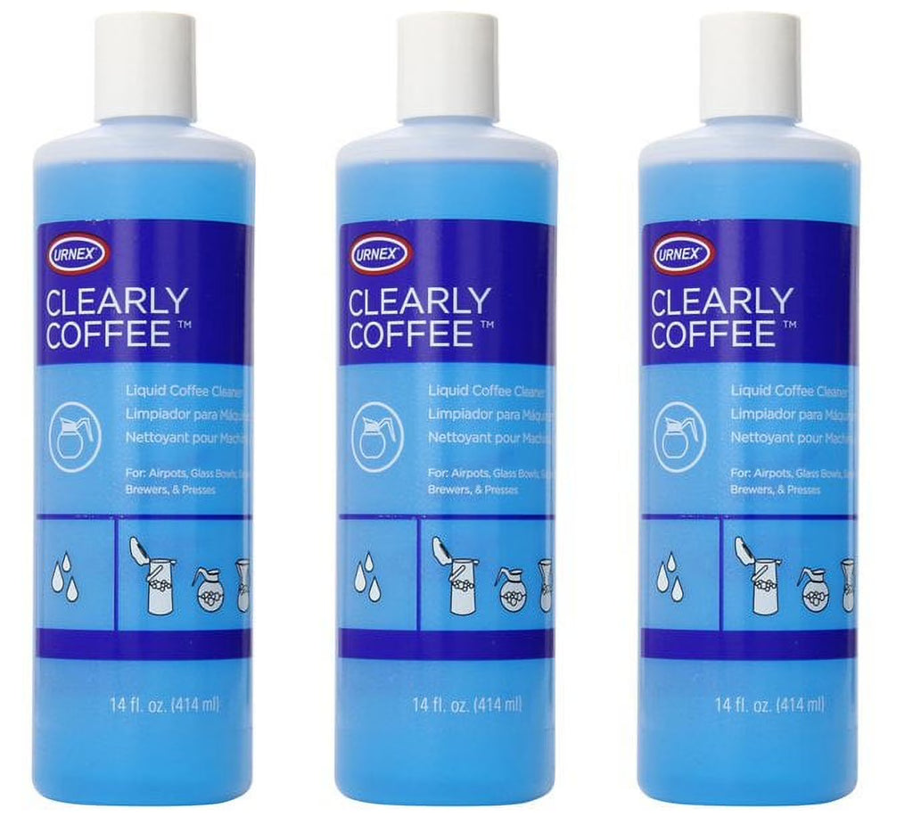 Clearly Coffee Liquid Coffee Pot Cleaner 14 oz - 3 Pack N492