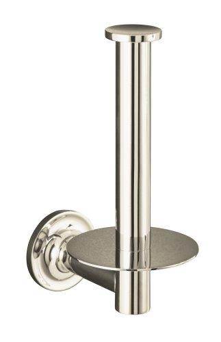 Vibrant Brushed Gold Vertical Toilet Tissue Holder S28249