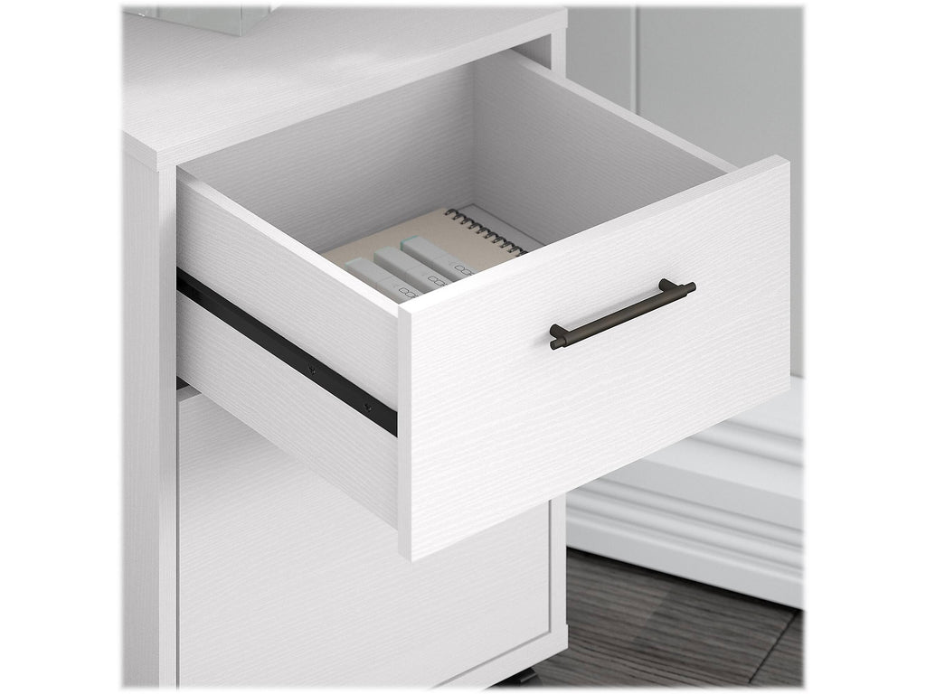 54W Computer Desk with Storage and 2 Drawer Mobile File Cabinet W90606