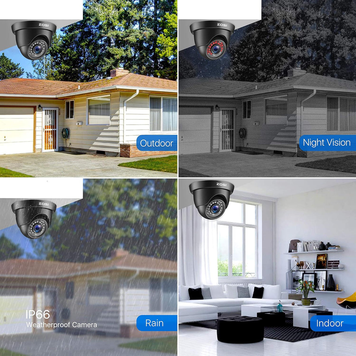 16 Channel 1080p CCTV Dome Camera Security System with 2TB Hard Drive P4940