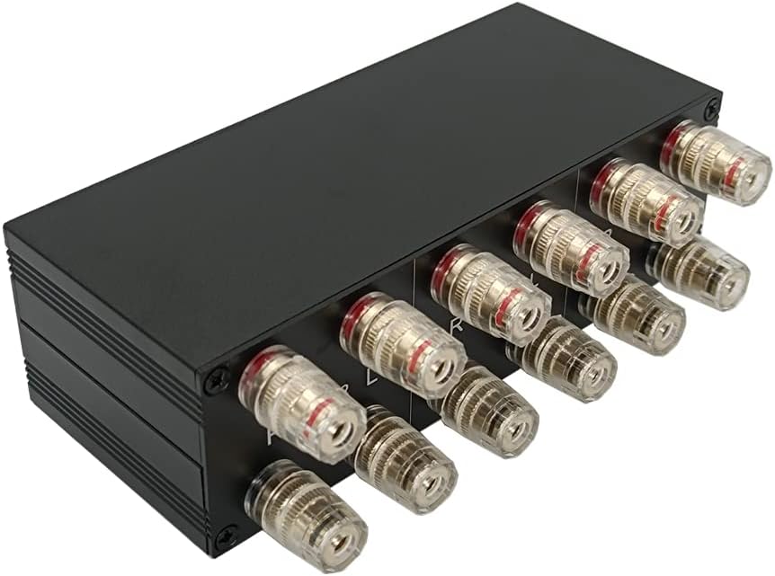 2 Pack 2 Zone Speaker Selector Switch Box Z27265
