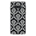 Clear Shockproof Hybrid Case for Samsung Galaxy S10+ Plus with TPU Bumper, Acrylic Back, Tempered Glass Screen Protector K659322