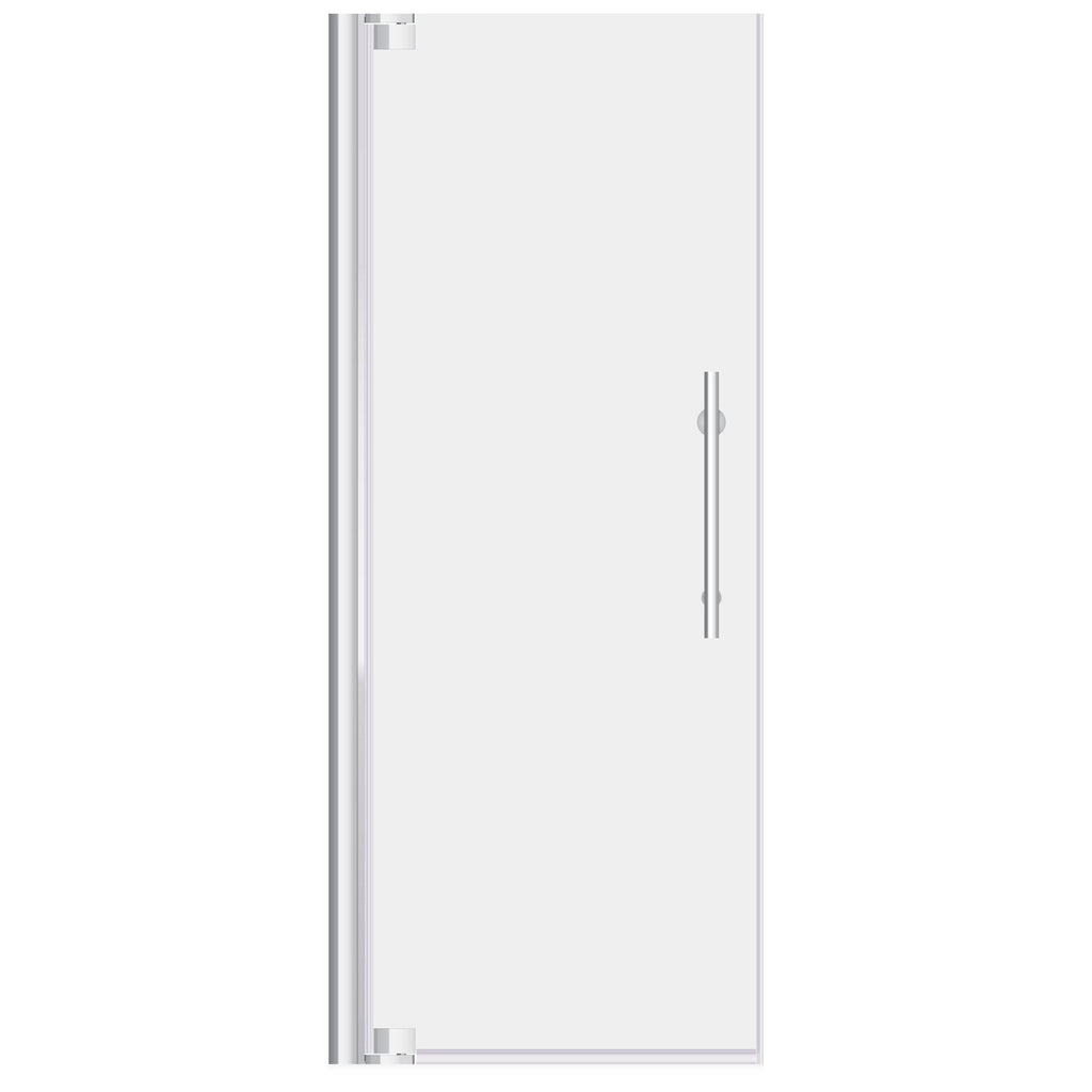 Chrome 34-35W x 72H Pivot Swing-Out Shower Door E7113
