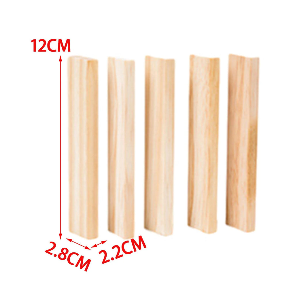 100 Pieces Wooden Blocks Stacking Game Building Kits Board Games A2222