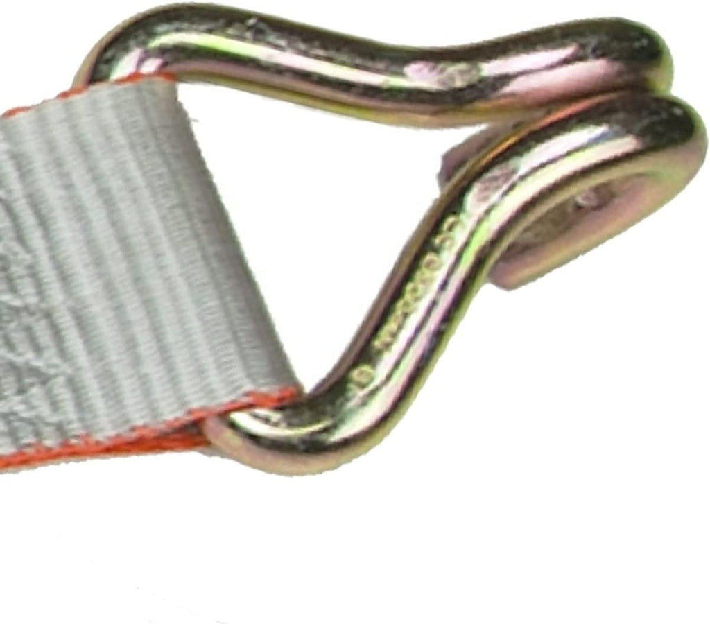 2 Inch x 27 Foot Winch Strap with Wire Hook, 4 Pack R226844
