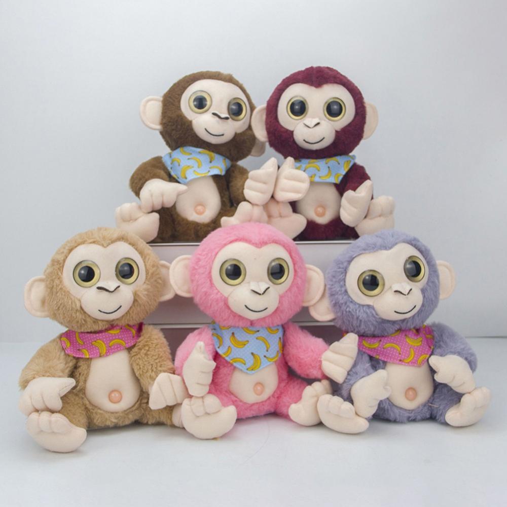 Talking Monkey Repeats What You Say Nodding Electric Interactive Animated Toy Speaking Plush Buddy, 7 Inch Z417791