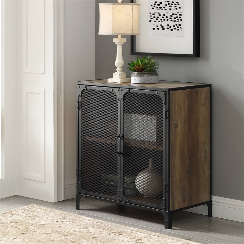 Barnwood Accent Cabinet Q98219