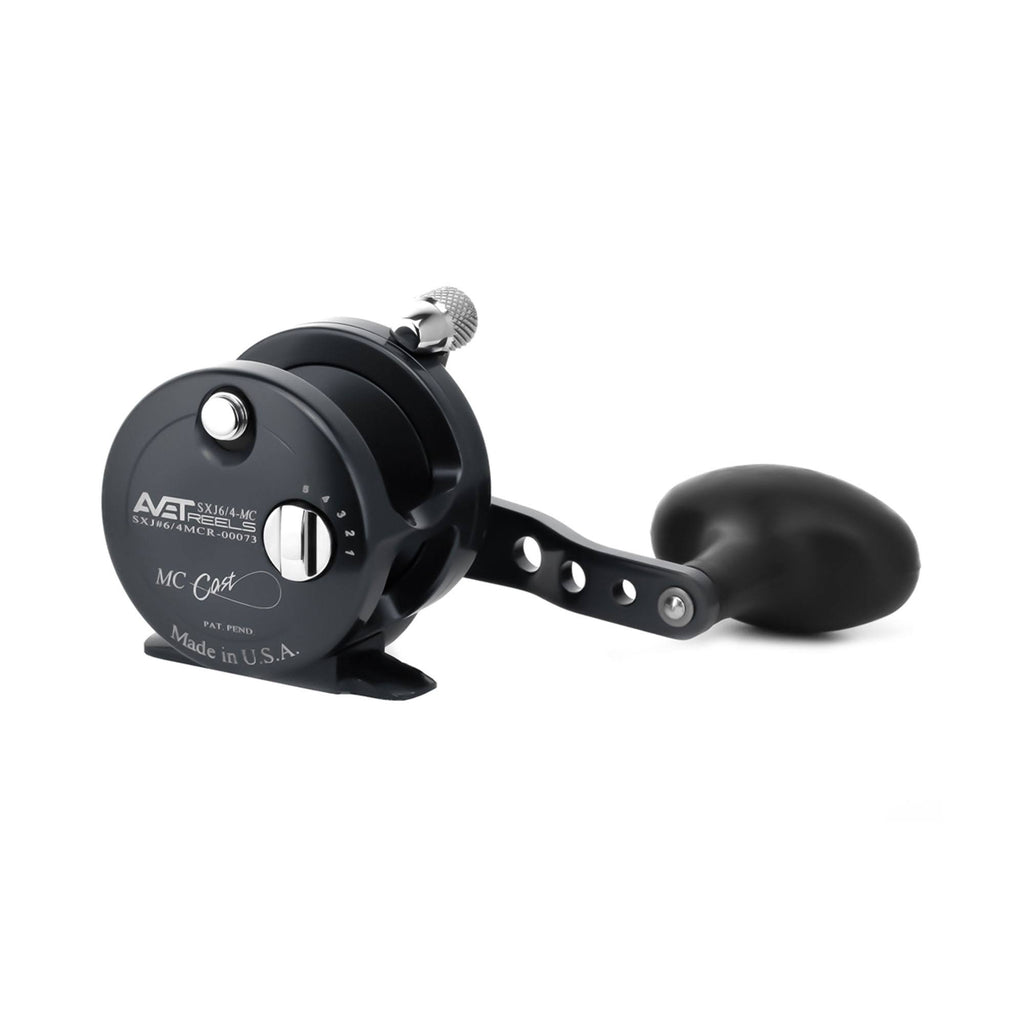 Black 2-Speed Lever Drag Casting Reel W897578