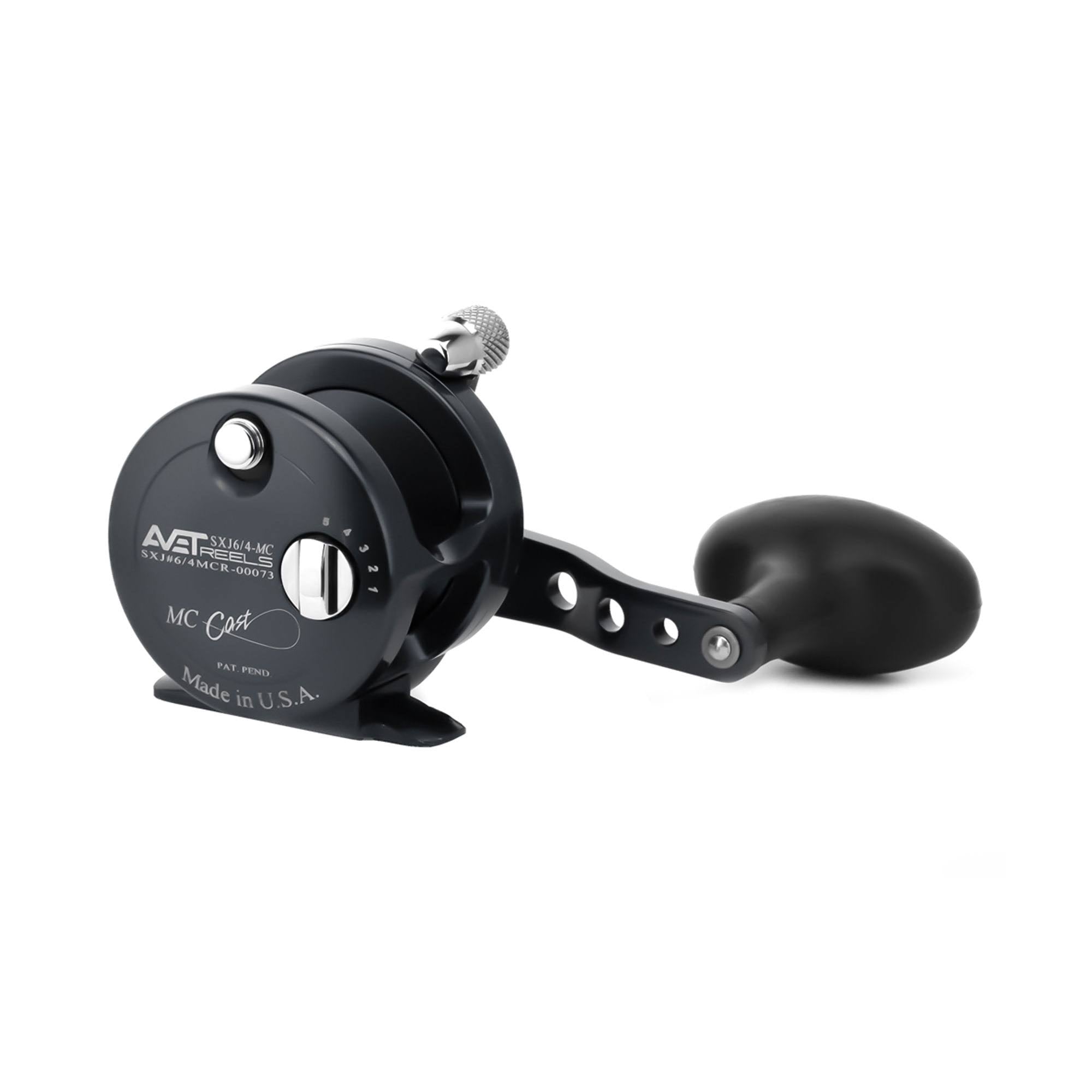 Black 2-Speed Lever Drag Casting Reel W897578