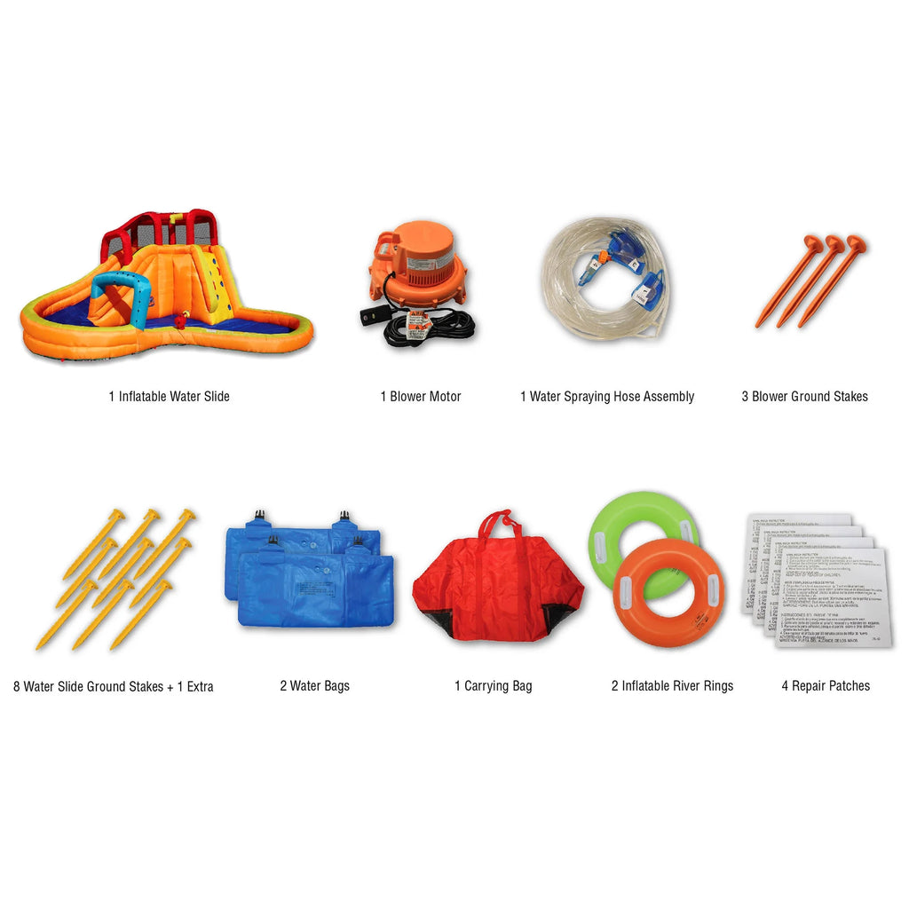 Inflatable Water Park and Battle Bop Combo Pack F384635