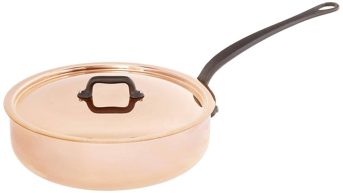 Copper Saute Pan with Lid 3.2 Qt. K965