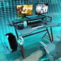 Gaming Desk with Hutch H238817