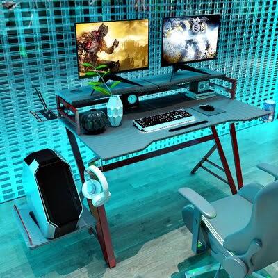 Gaming Desk with Hutch H238817