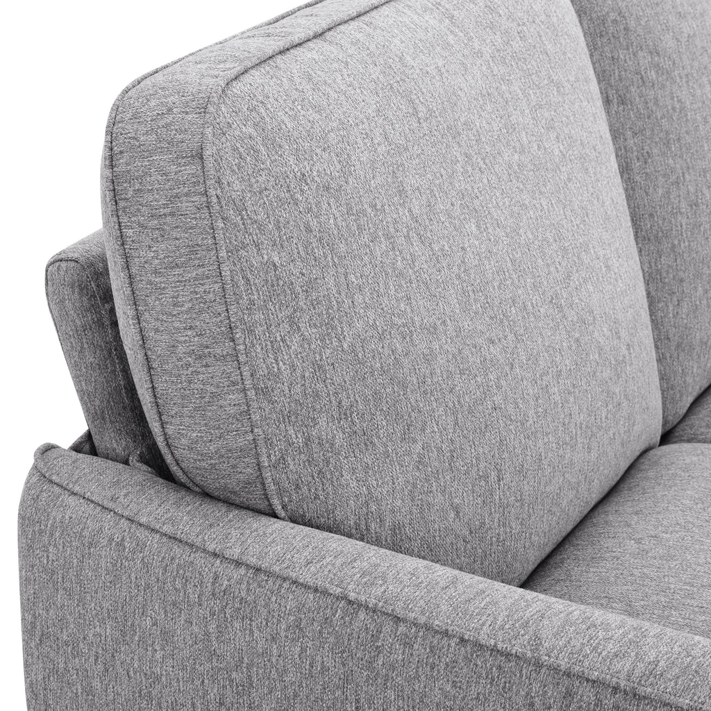 Charcoal Fabric 2-Seater Loveseat T401